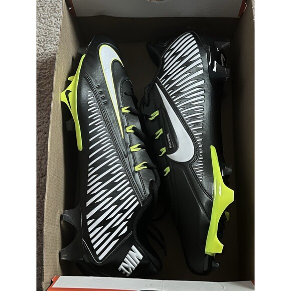 Nike Vapor Edge 360 VC Carbon Football Cleats Black Volt DO6294-001 Men’s 16 New - Picture 6 of 6